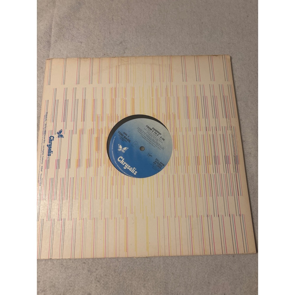 Toni Basil Shoppin From A To Z 12 Vinyl Single 1983 Promo AS 1605 Good Condition
